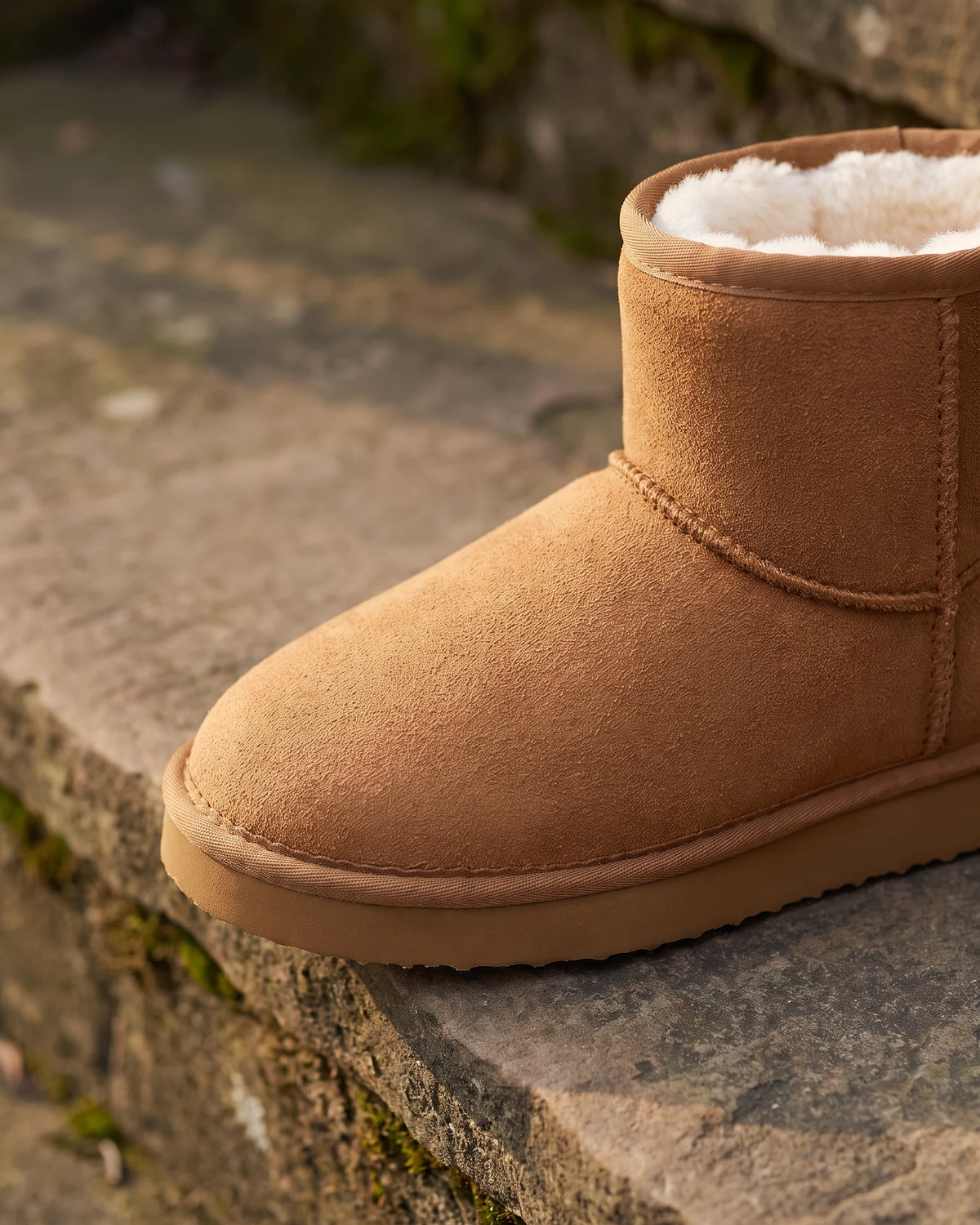 Botines de Ante con Forro Polar